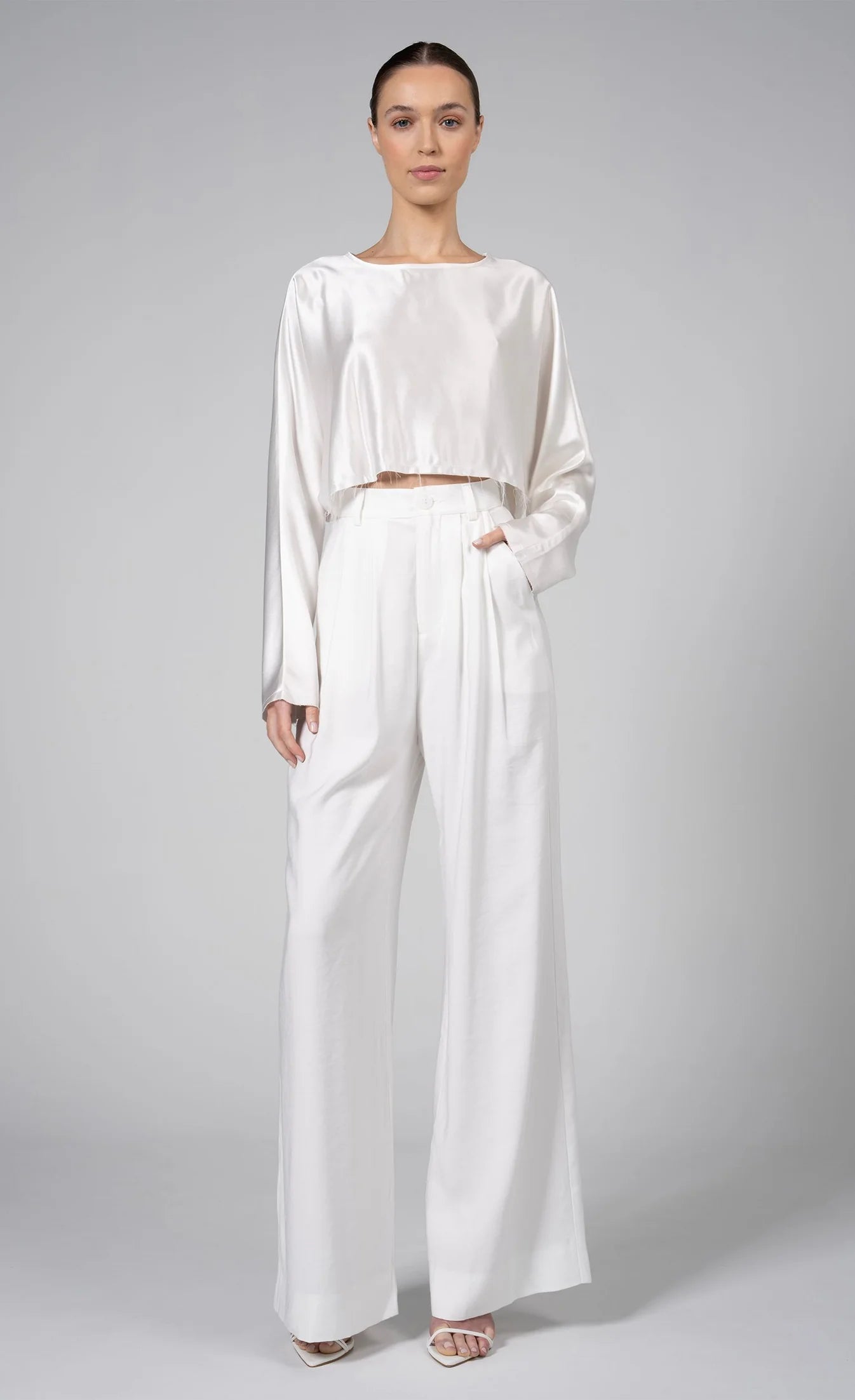 White Fabi Pant