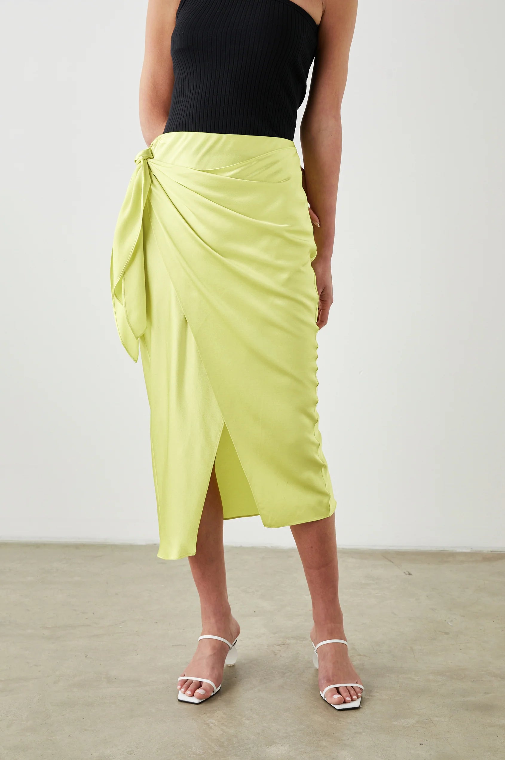 Chartreuse Adrienne Skirt