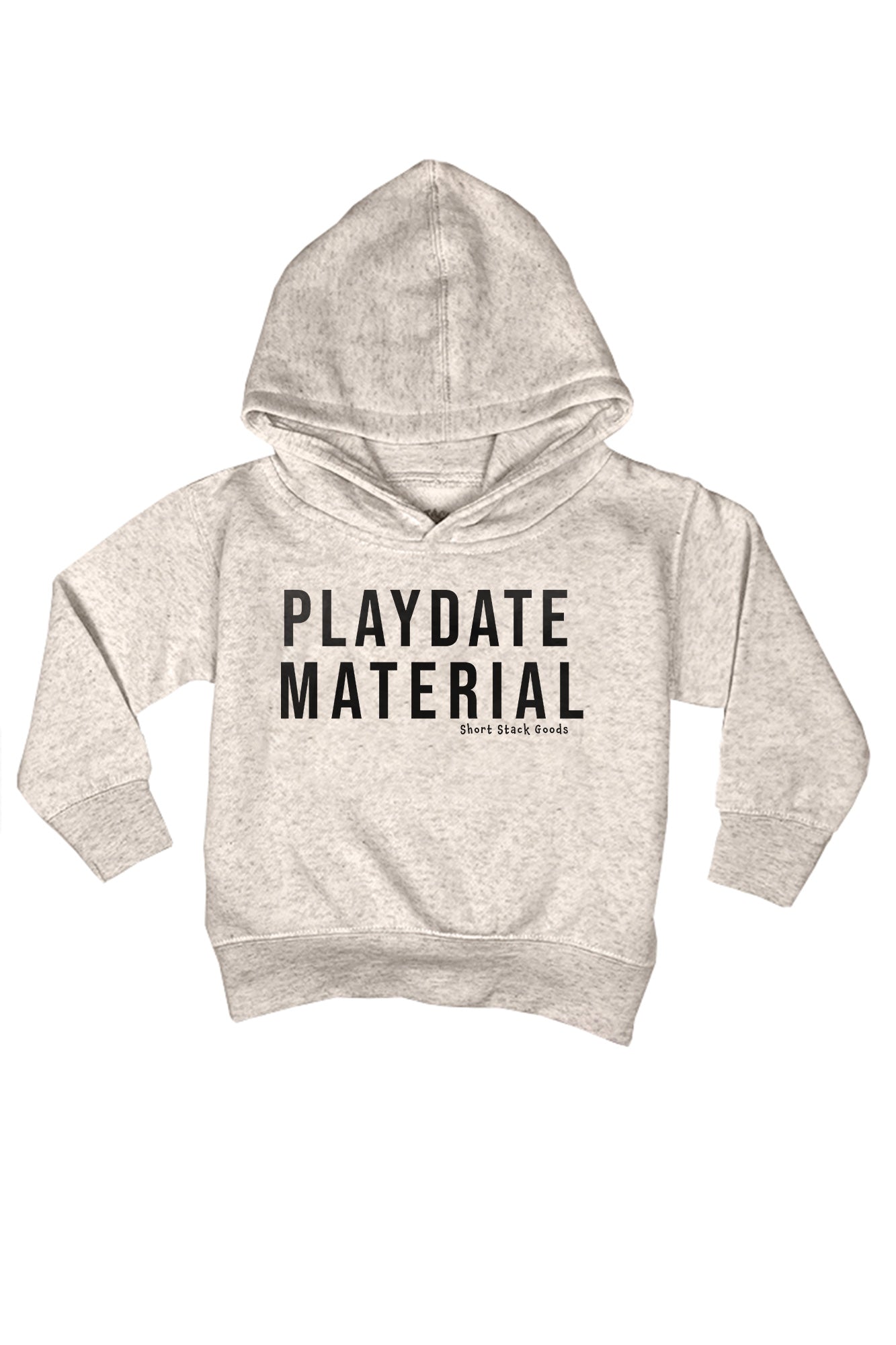 Heather Playdate Material Hoodie
