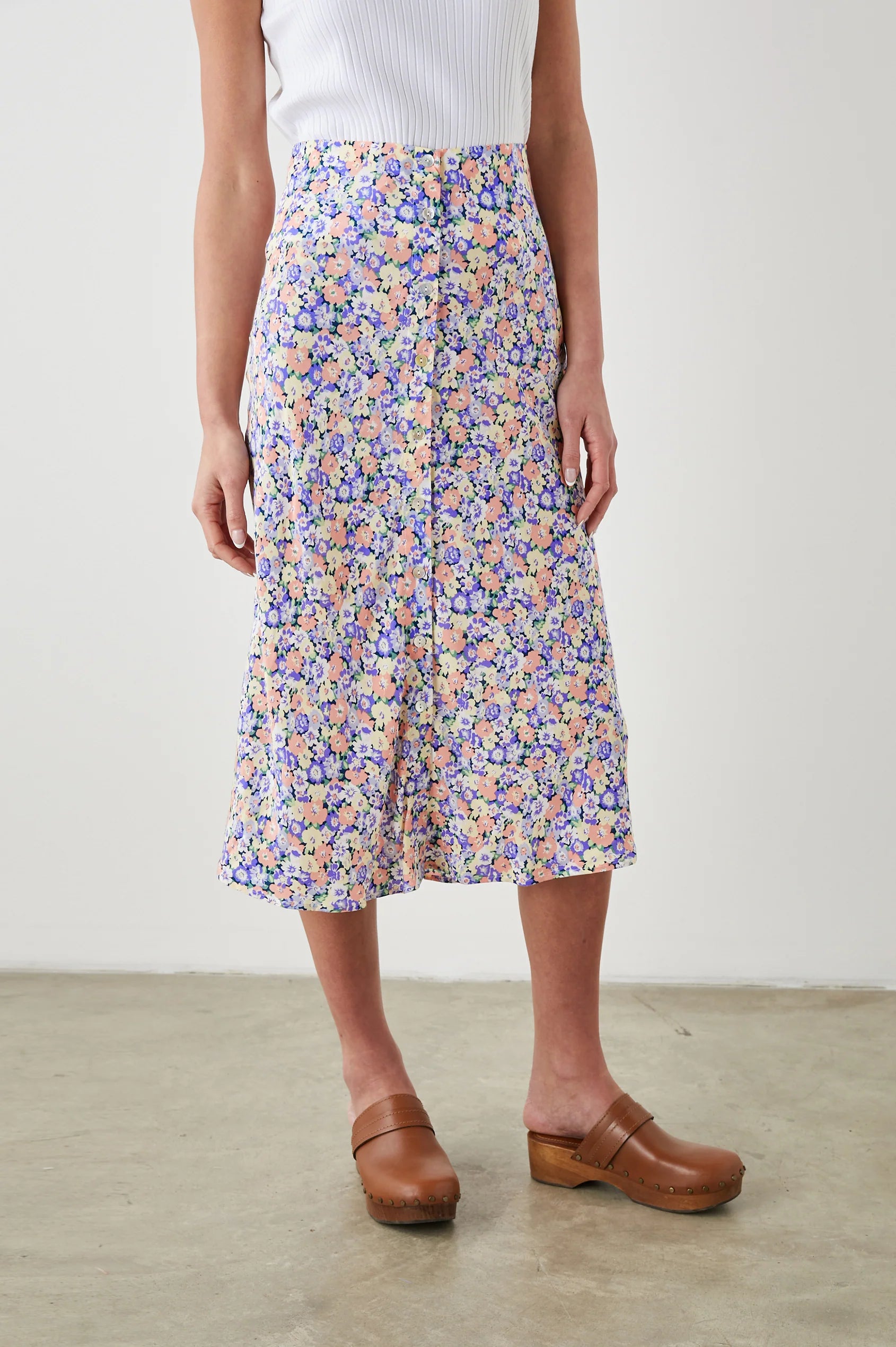 Poppy Field Rosetta Skirt