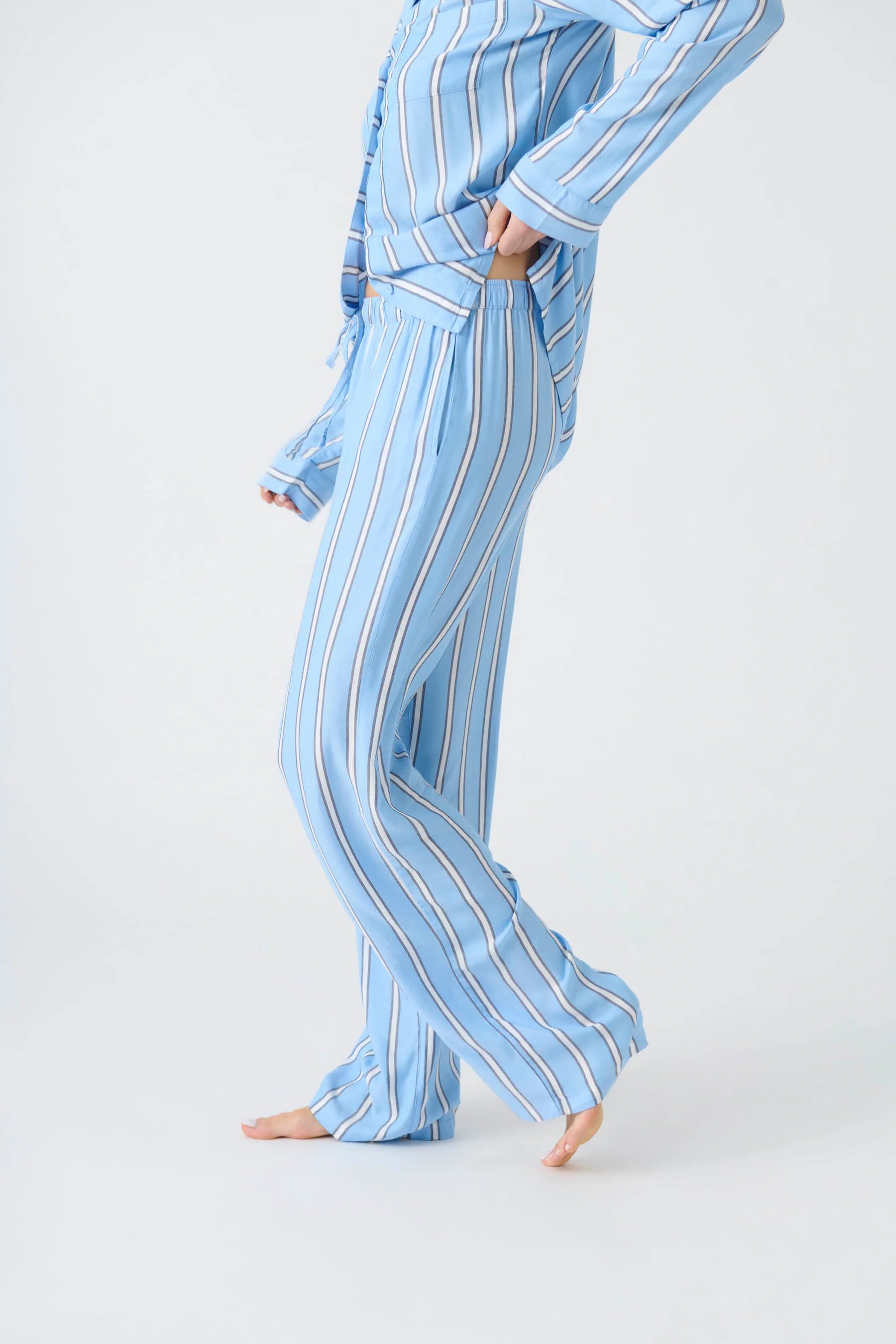 Peri Stripe Hype PJ Set