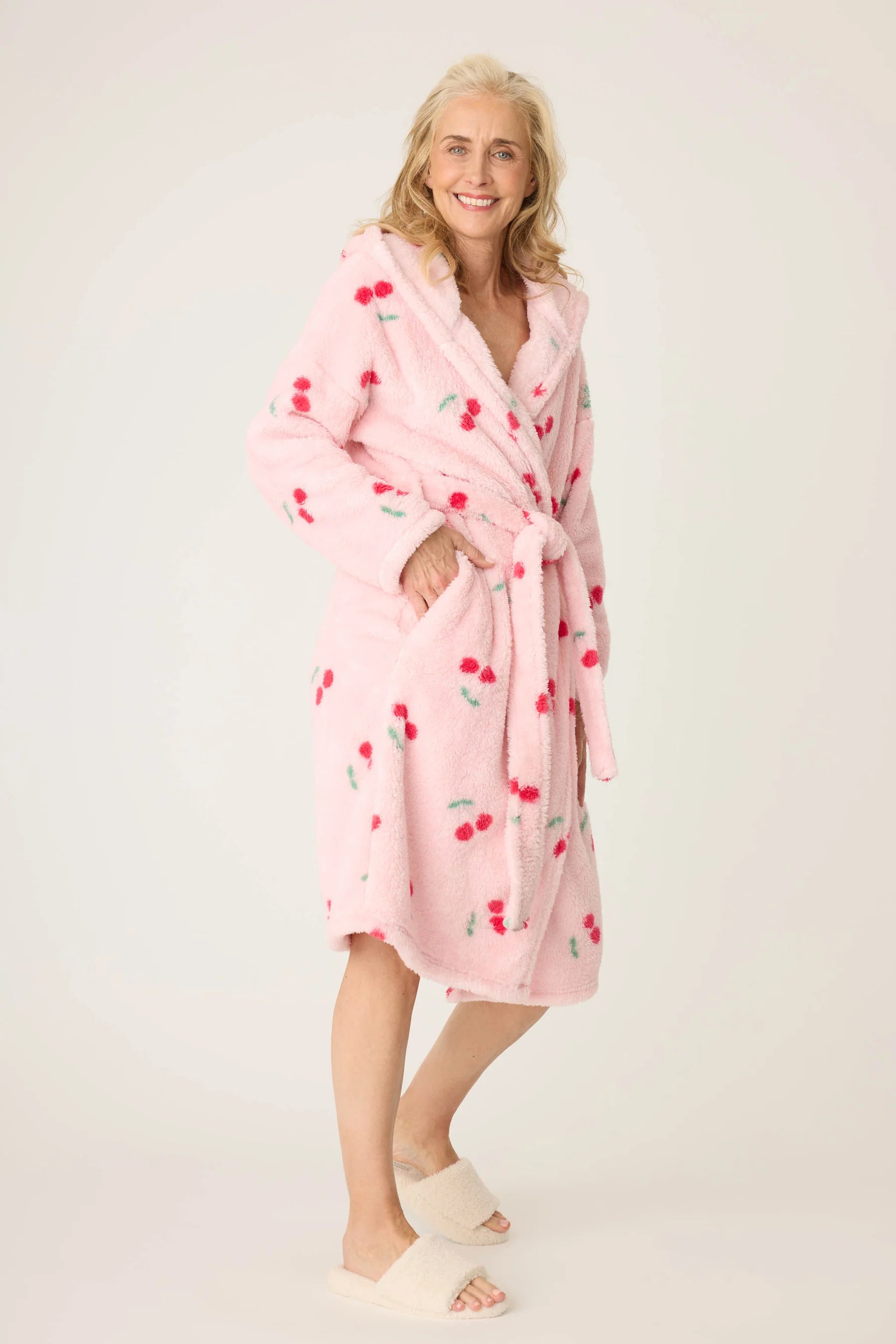 Ballet Pink Cherry Robe