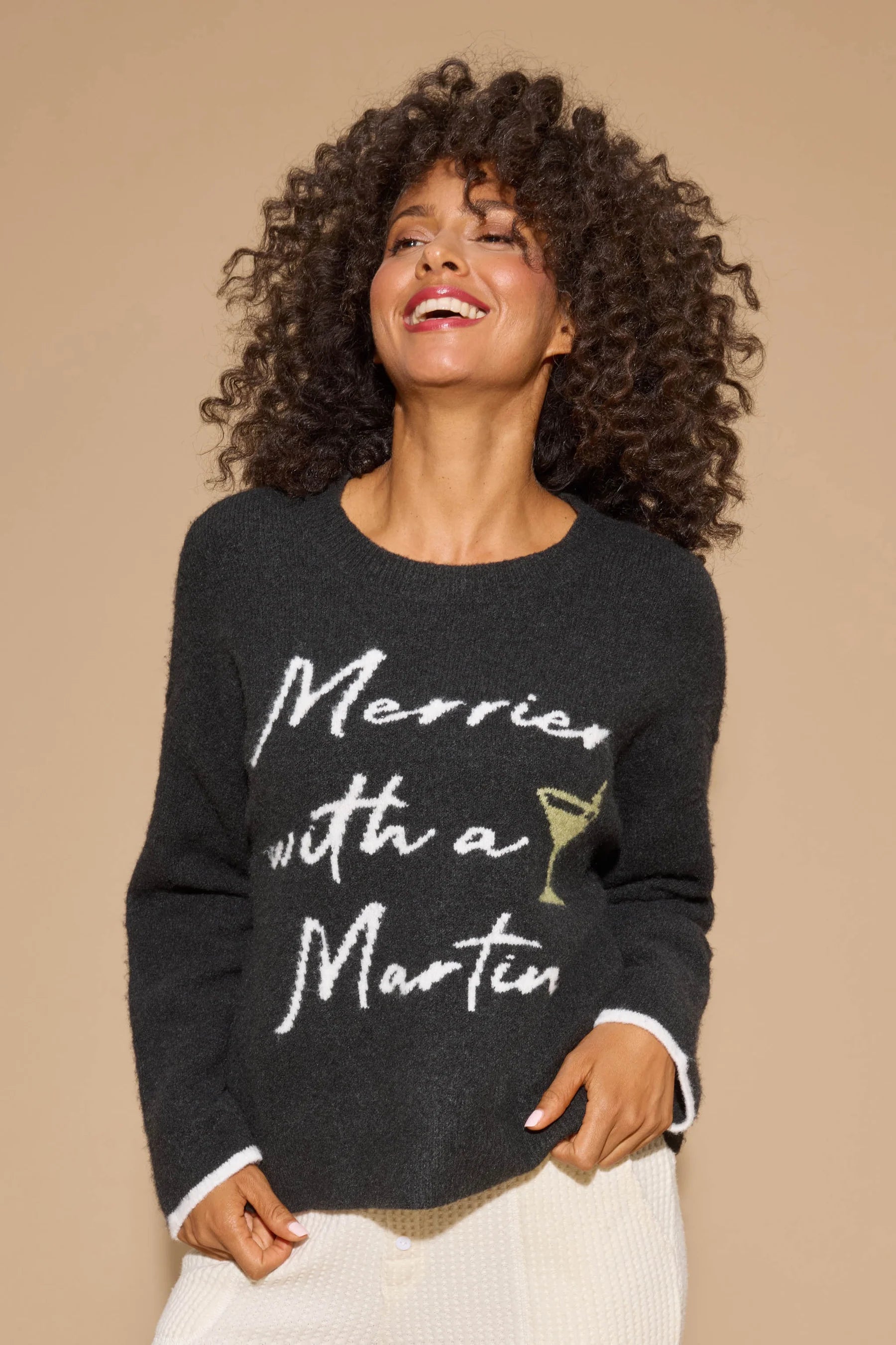 Merrier Then A Martini Sweater