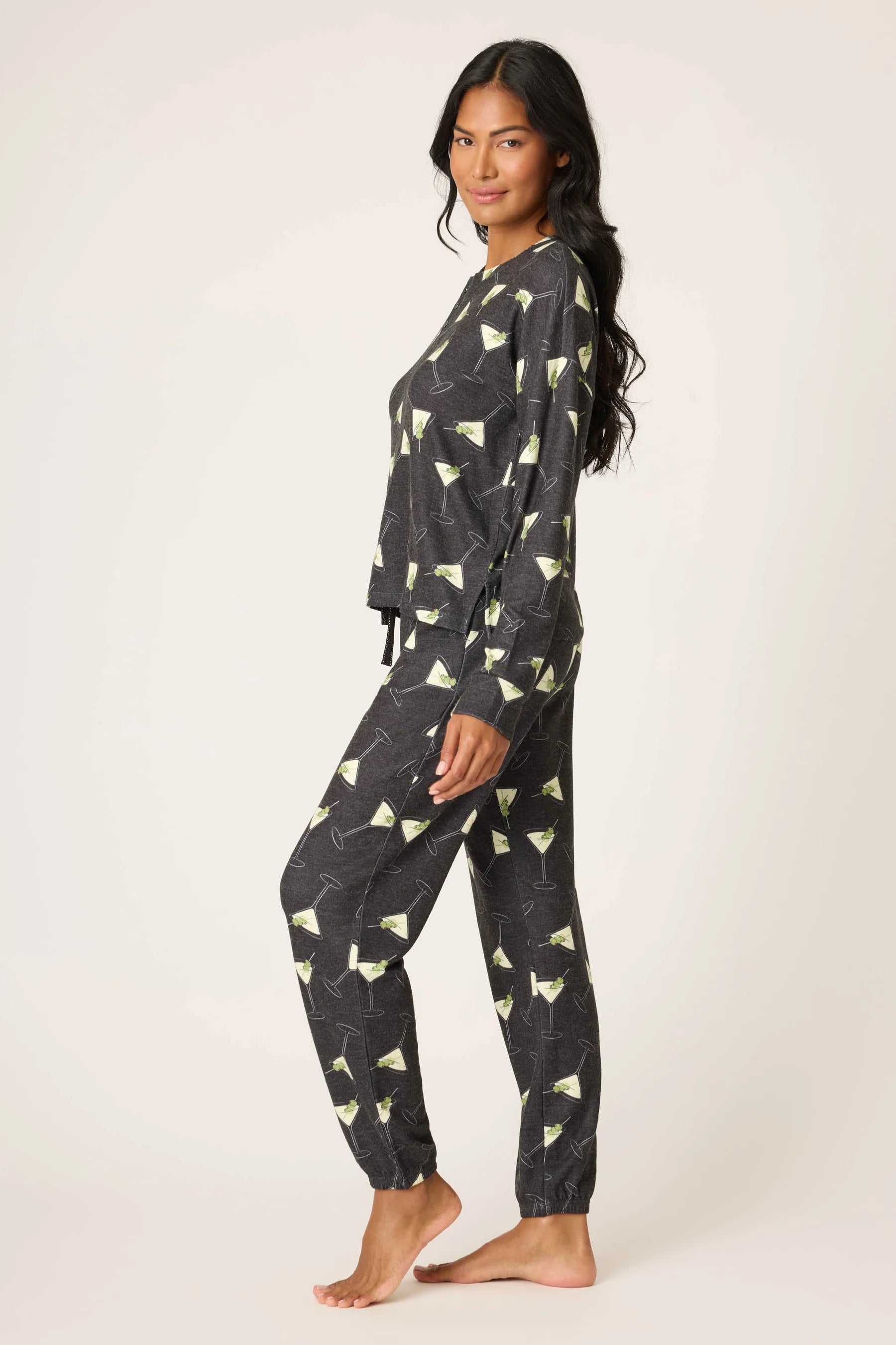 Merrier With A Martini PJ Set