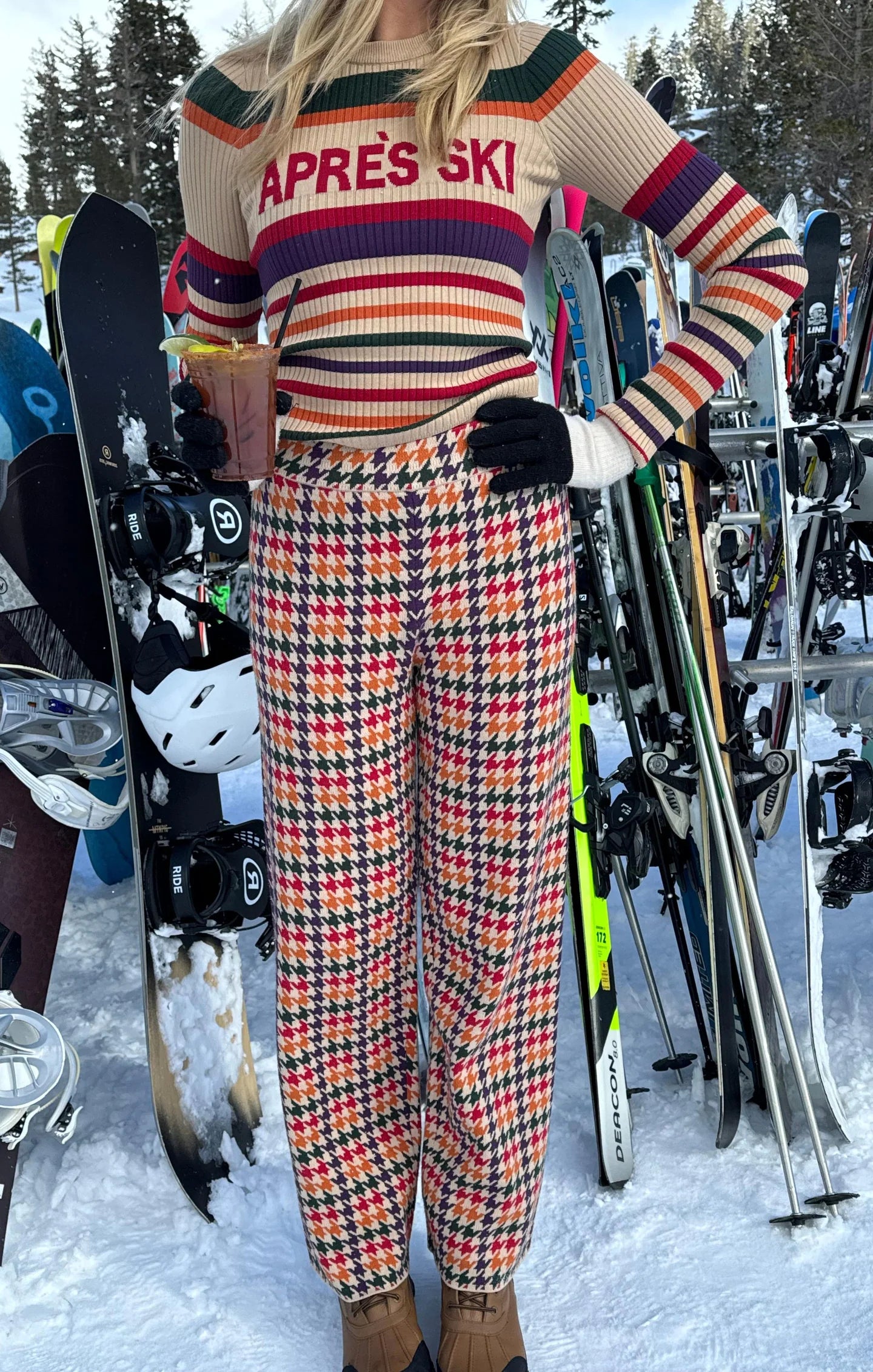 Zermatti Houndstooth Pants