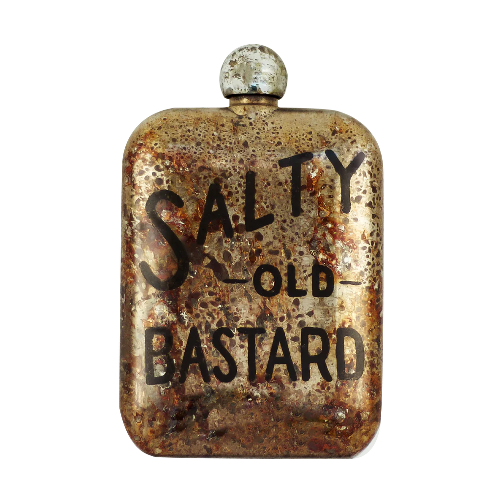 Salty Whiskey Flask
