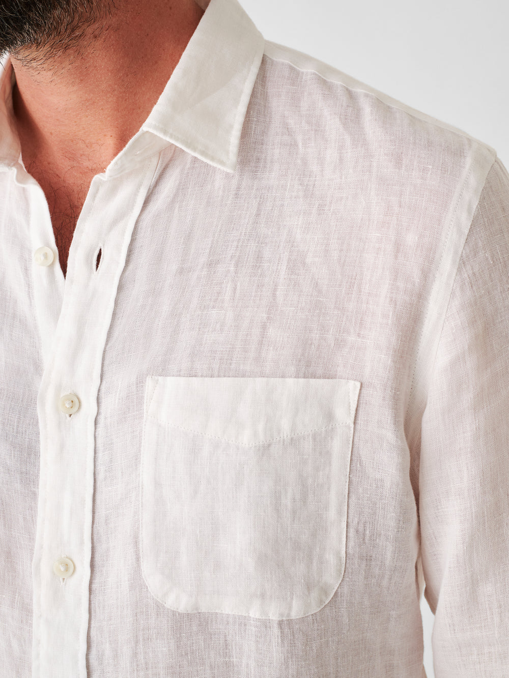 White Linen Laguna Shirt