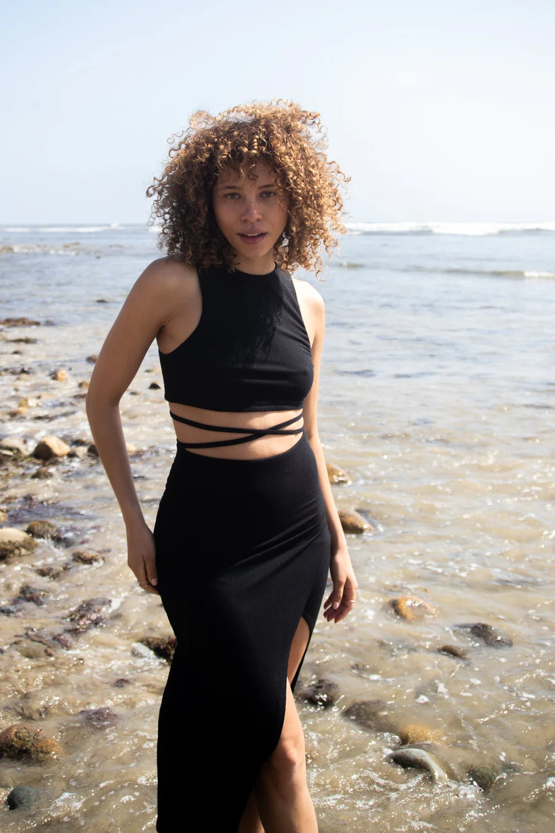 Black Crossfire Skirt