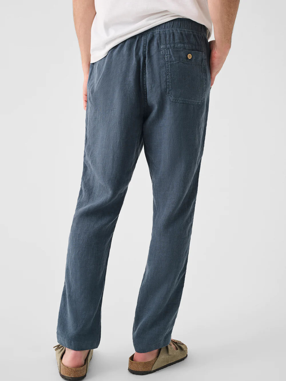 Look Out Navy Linen Pants