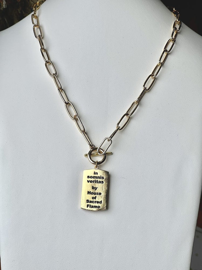 Gold Santa HOSF Dog Tag