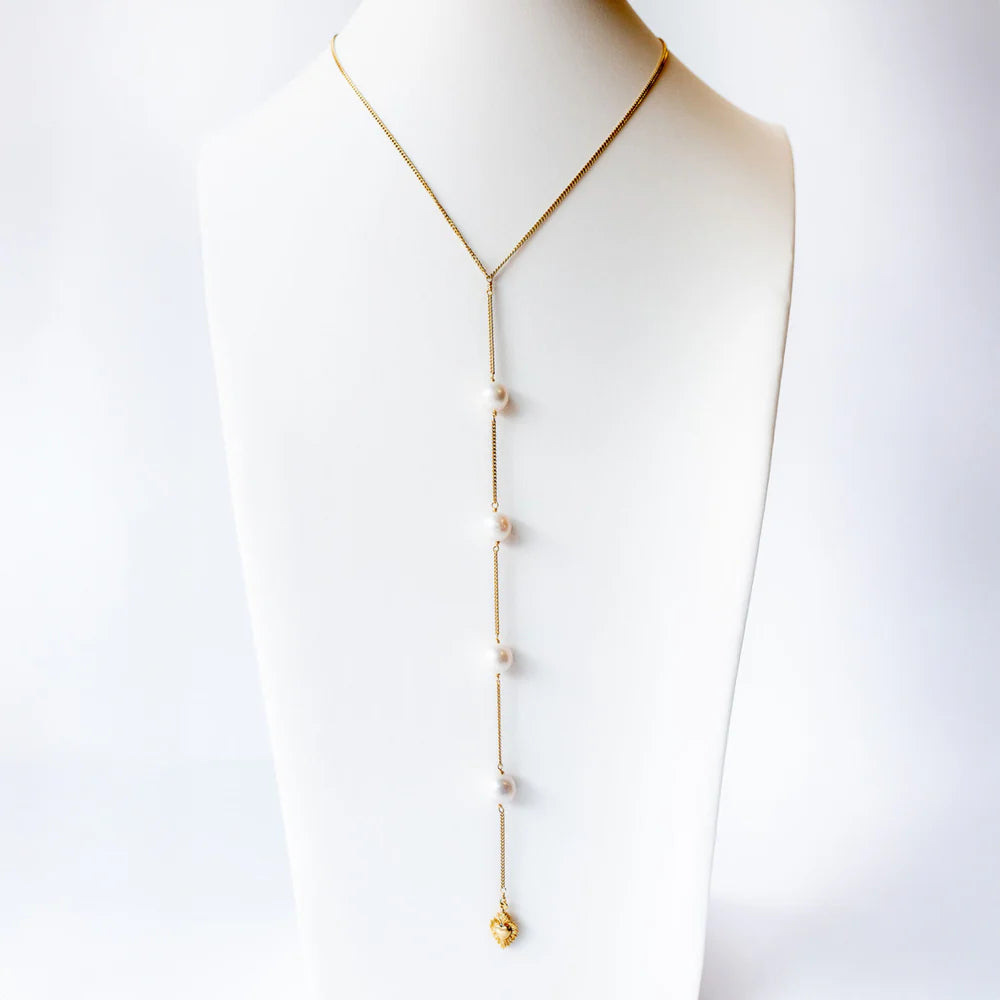 Gold Santa Bonita Pearl Necklace