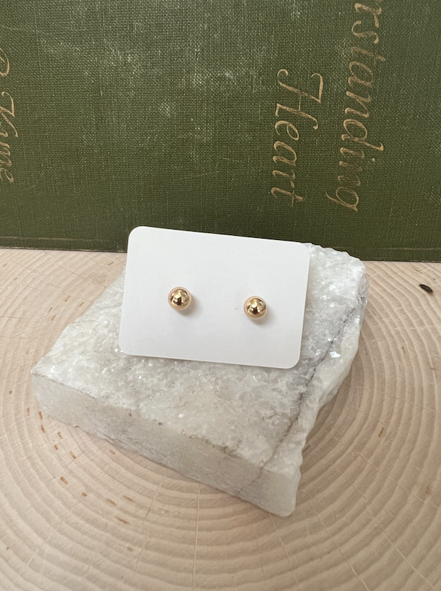 Gold Baby Studs