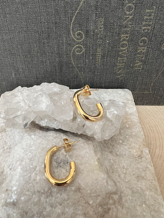 Gold Vivi Hoops