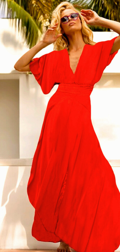 Red Siren Gown