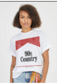 Vint White 90s Country