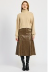 Brown Maddelena Skirt