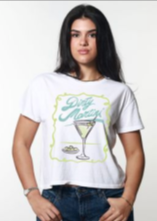 Vintage White Dirty Martini