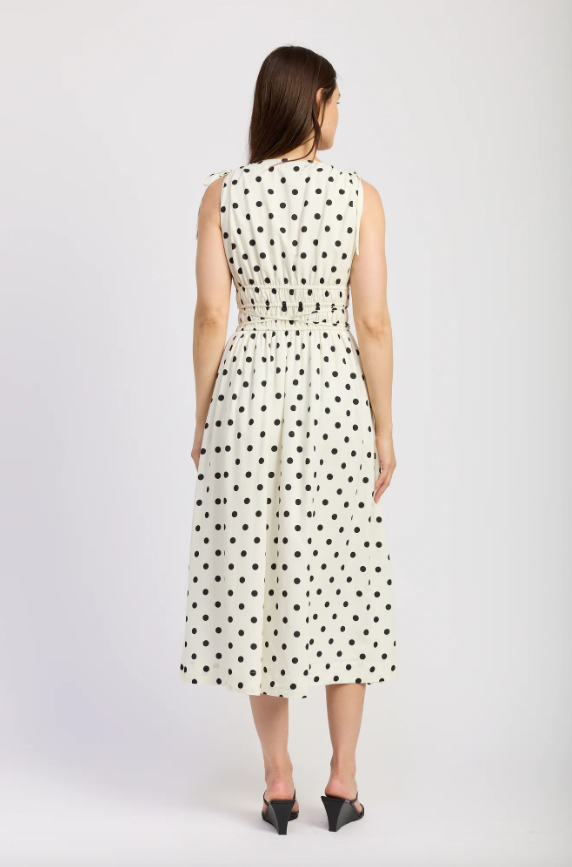 Polka Dot Harley Midi