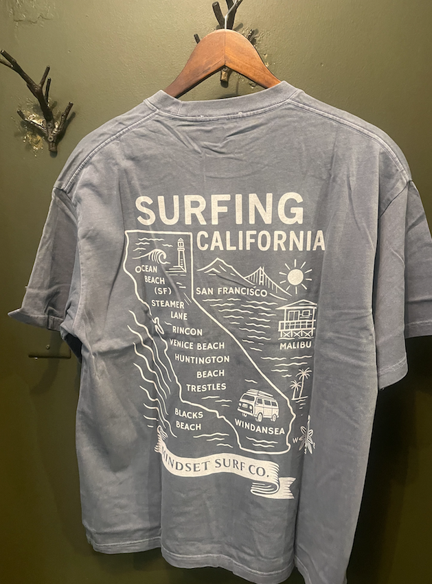 Blue Surf Map Tee