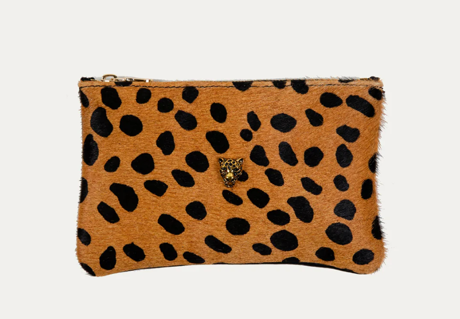 Cheetah Medallion Pouch