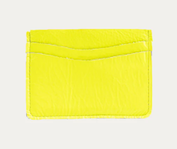 Neon Yellow Card Holder