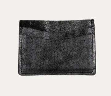 Black Metallic Card Holder