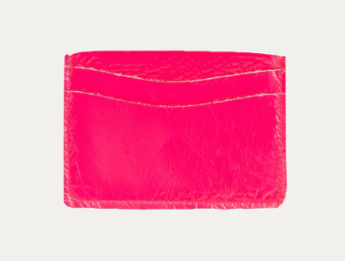 Neon Pink Card Holder