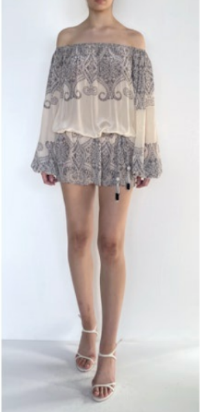 Eggshell Chavi Mini Dress
