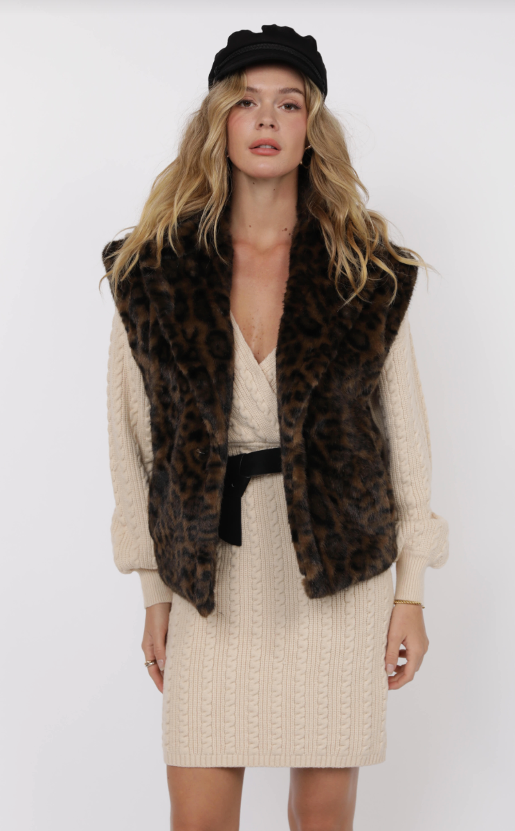 Waverly Leopard Vest