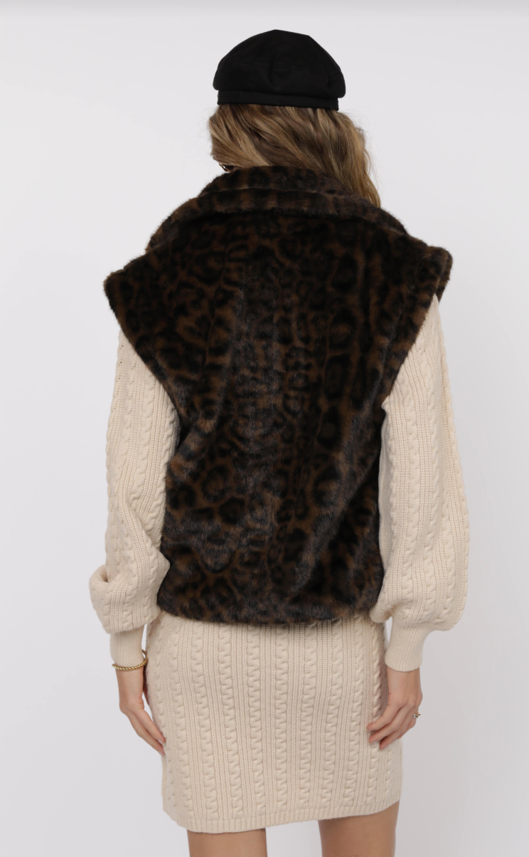 Waverly Leopard Vest