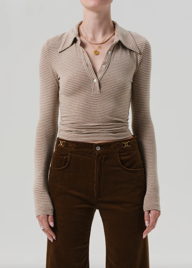 Oatmeal Shaea Polo