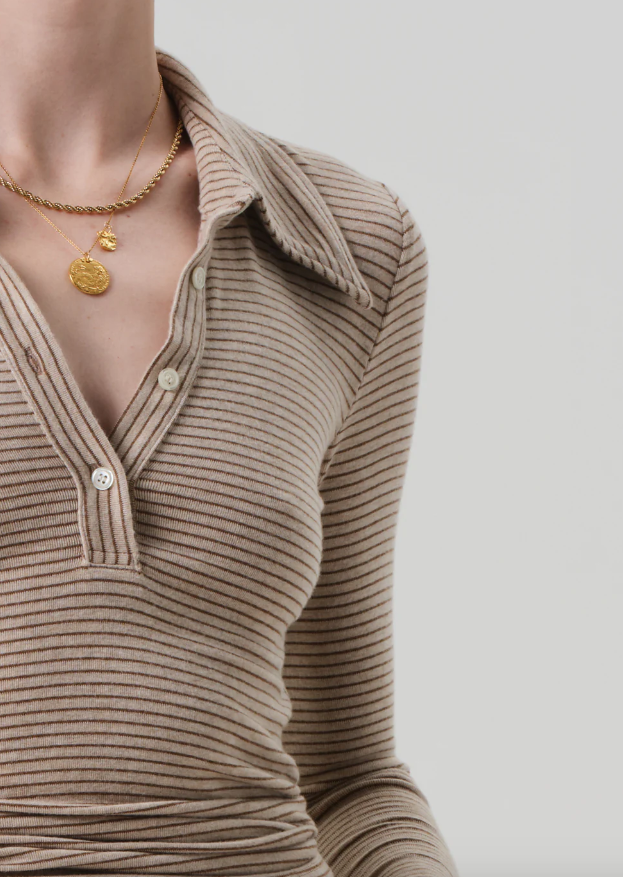Oatmeal Shaea Polo