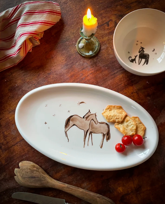 Together Again Porcelain Platter