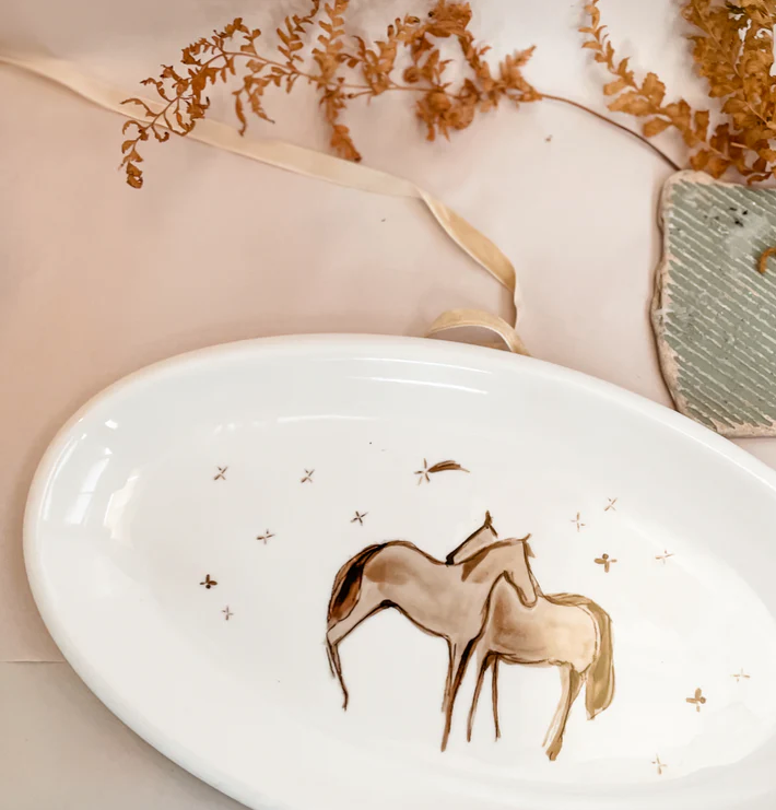 Together Again Porcelain Platter