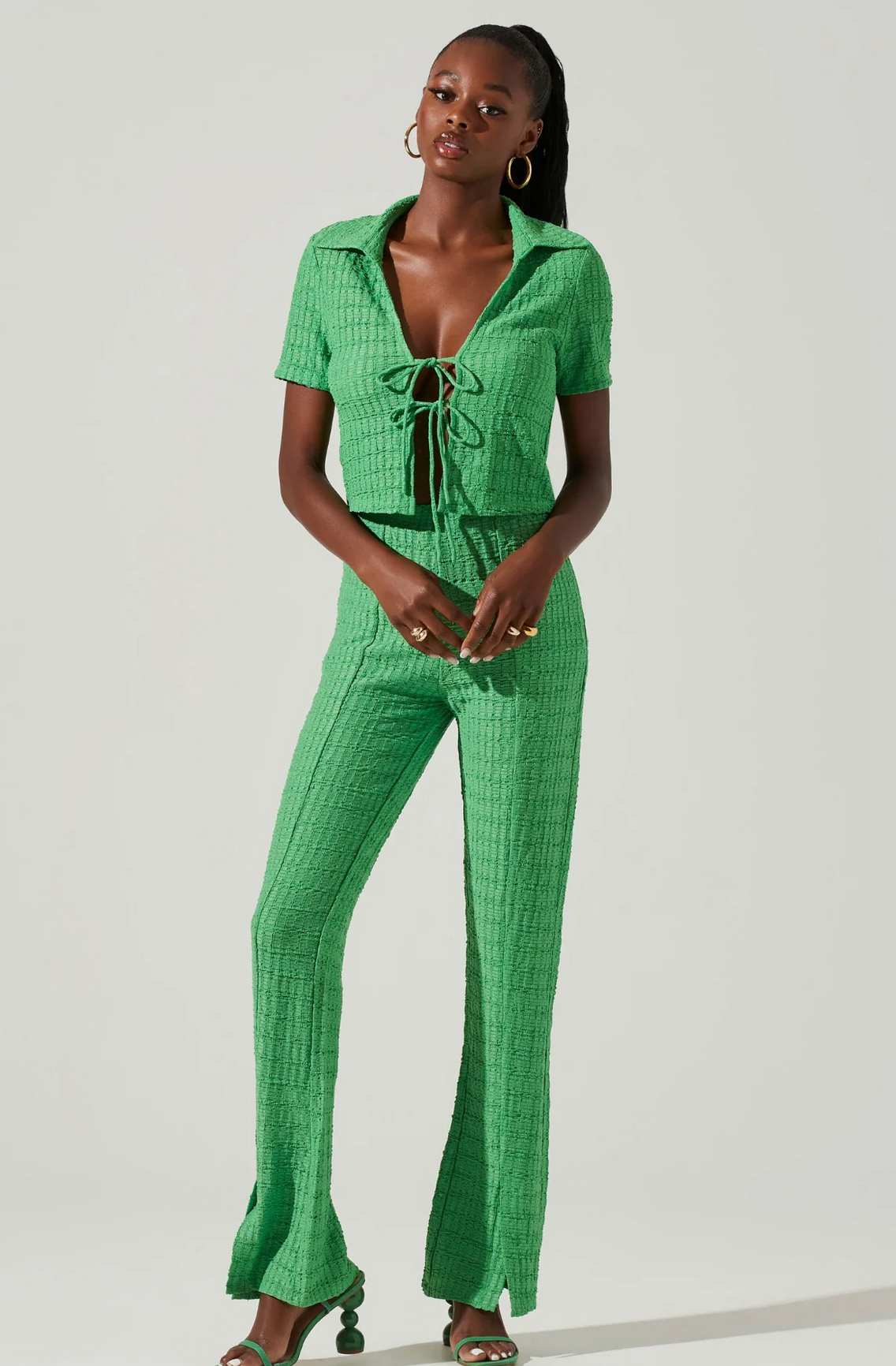 Green Zoey Pants