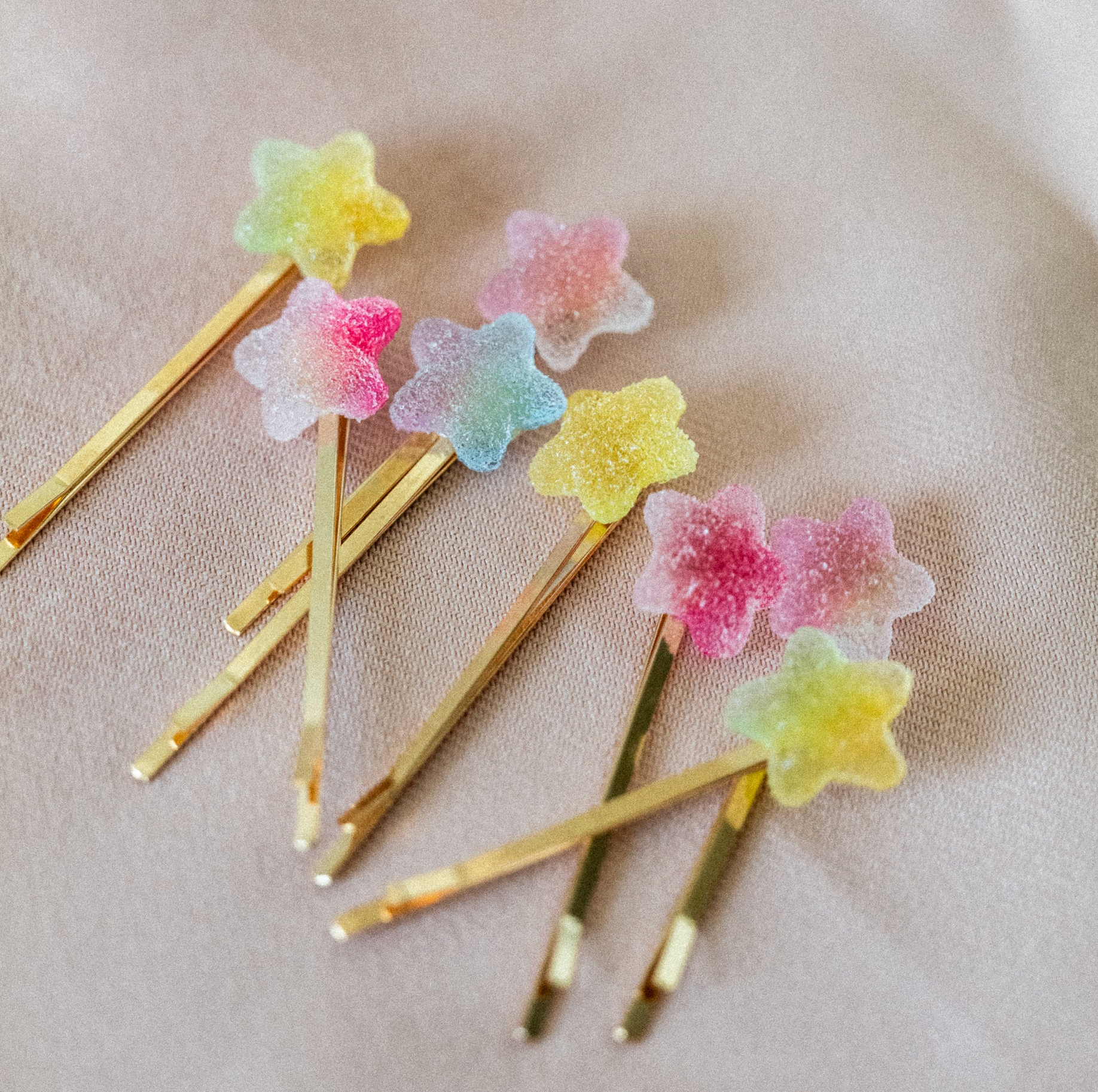 Jelly Star Pins - Set of 4