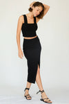 Black Crossfire Skirt