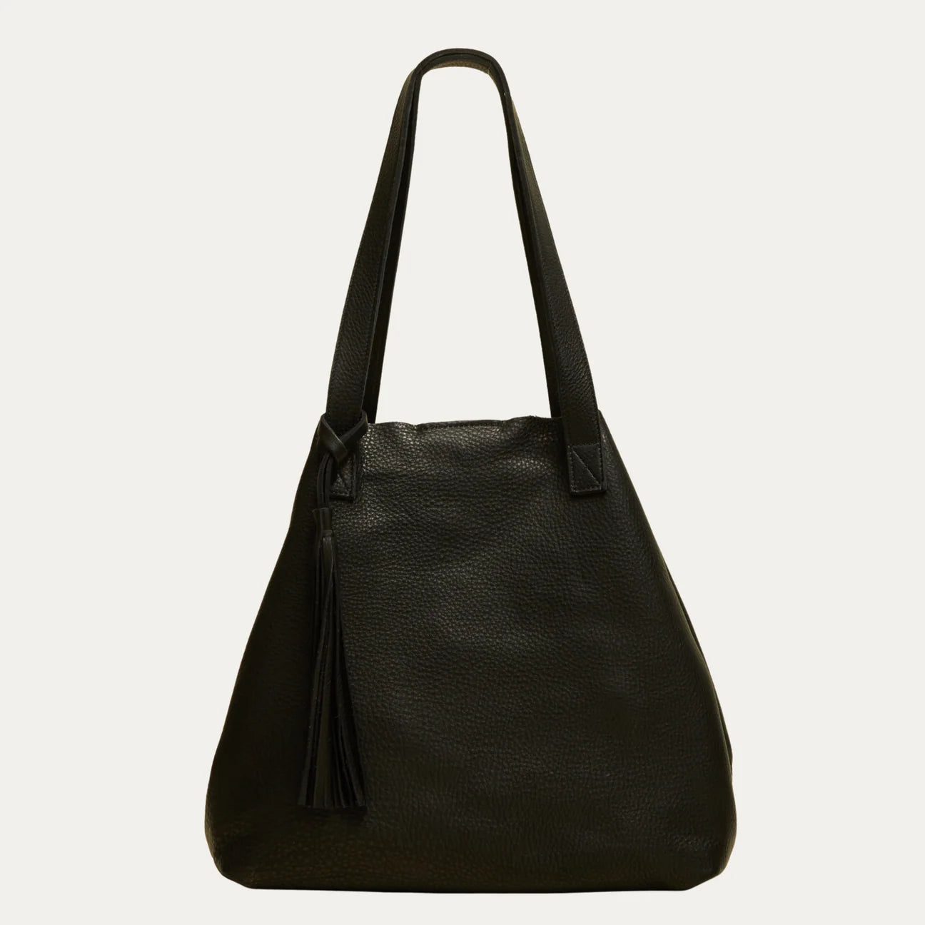 Black Leather Tote