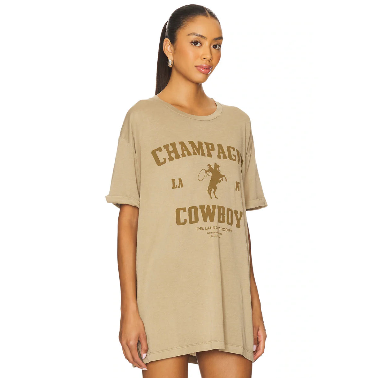 Champagne Cowboy Tee