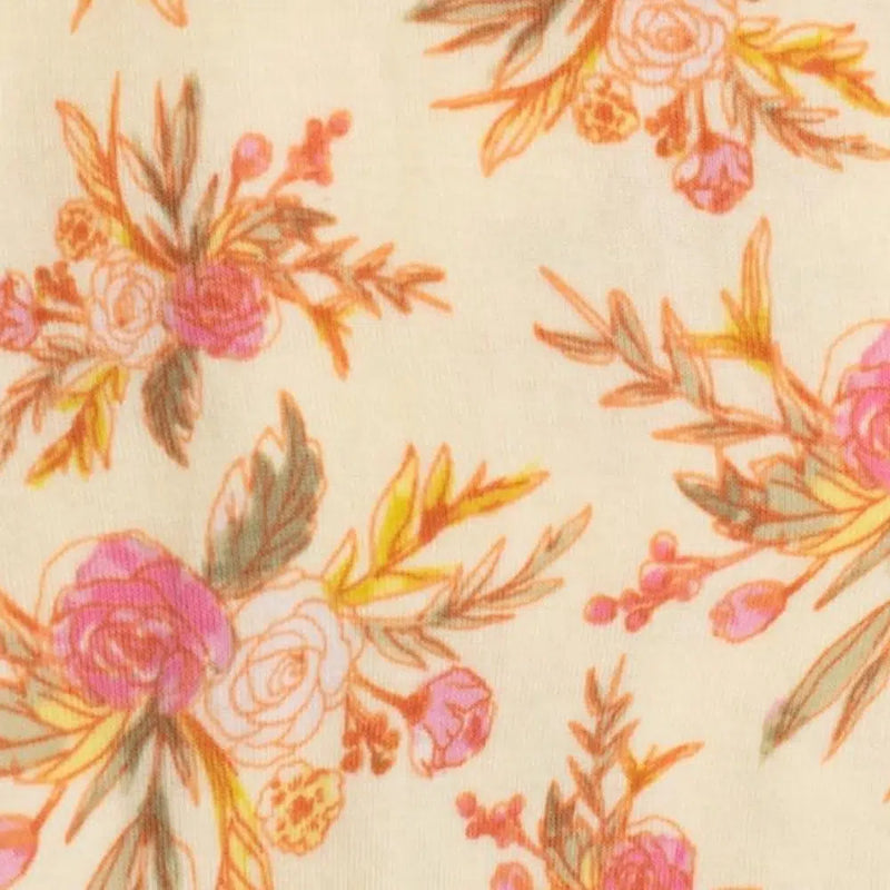 Vintage Floral Kerchief Bib