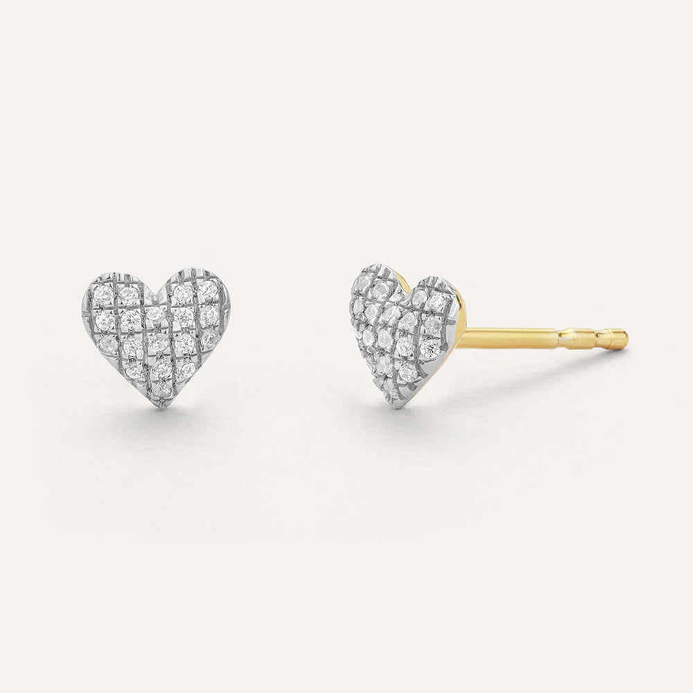 Mini Heart Studs