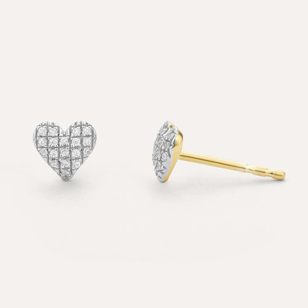 Mini Heart Studs