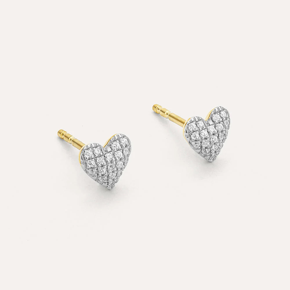 Mini Heart Studs