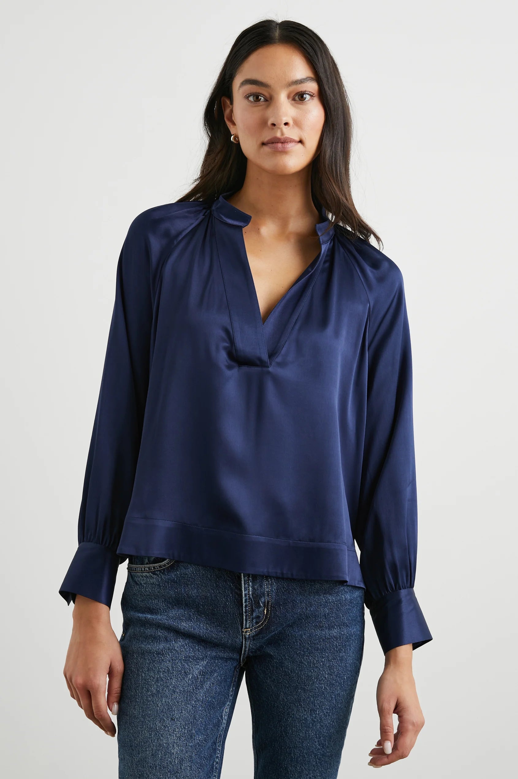 Navy Wynna Top