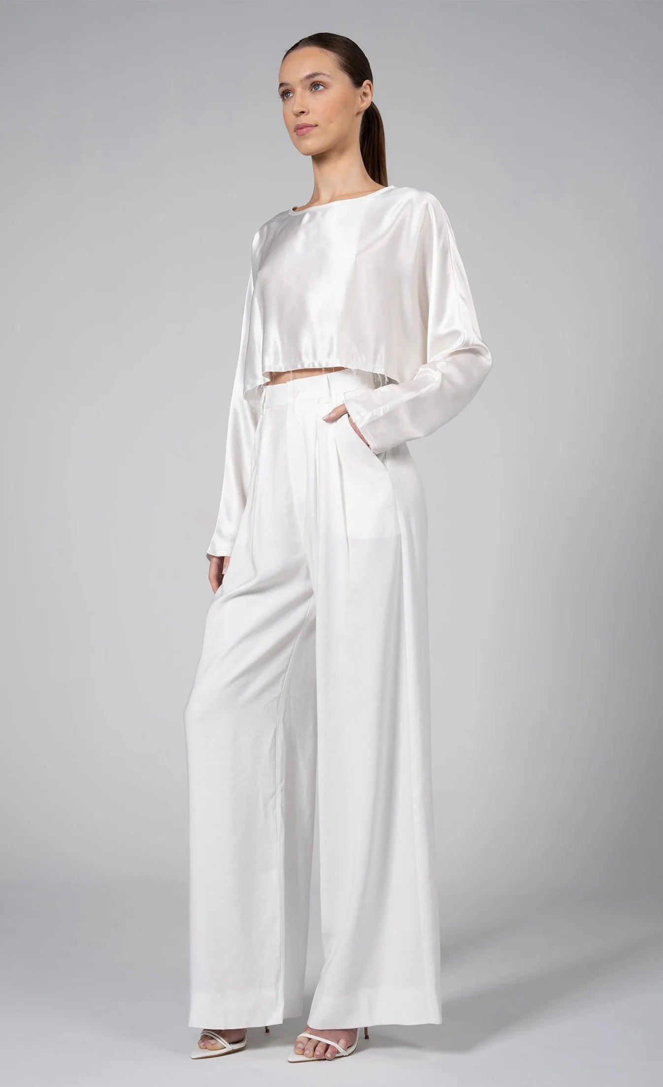 White Fabi Pant