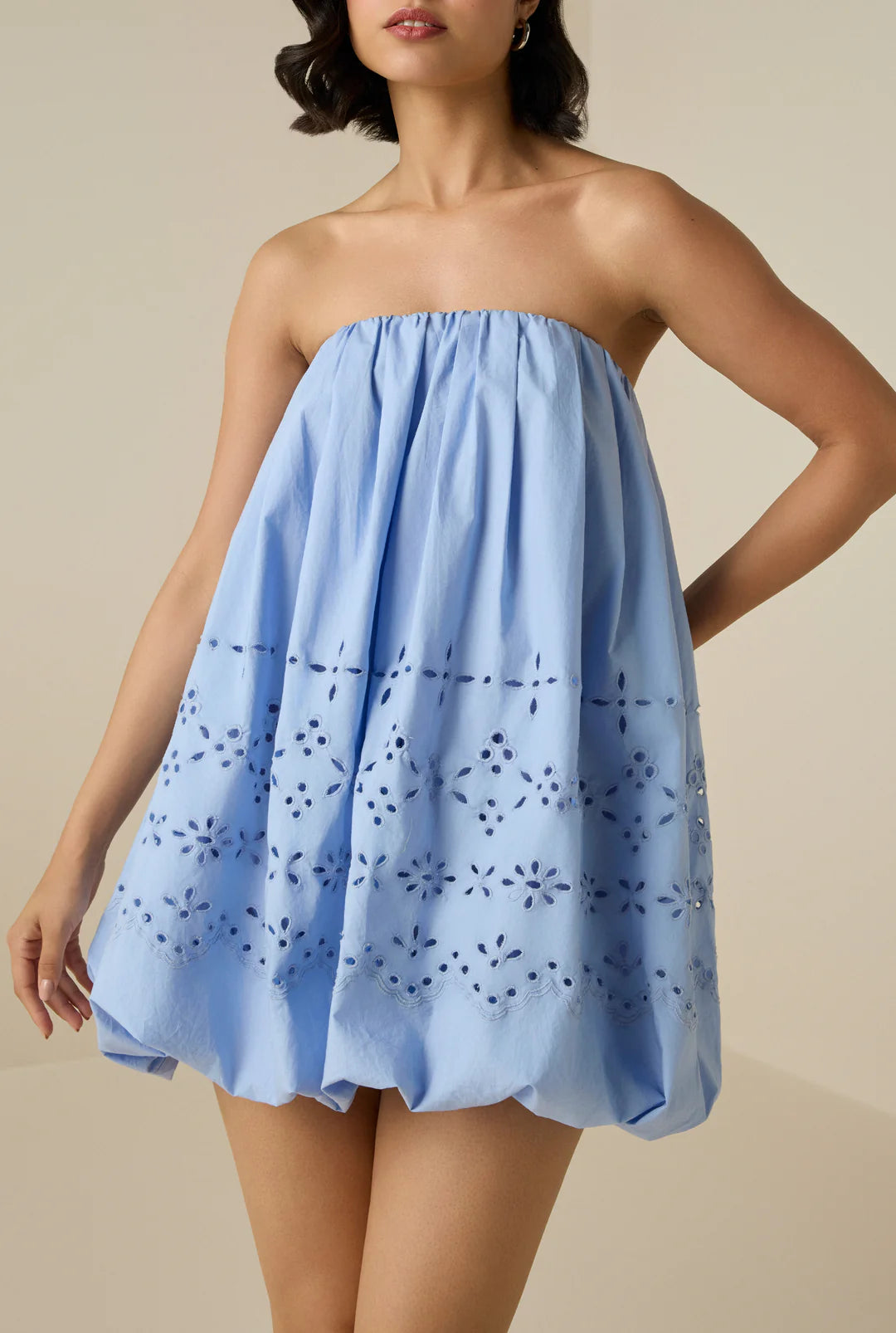Blue Viva Balloon Dress