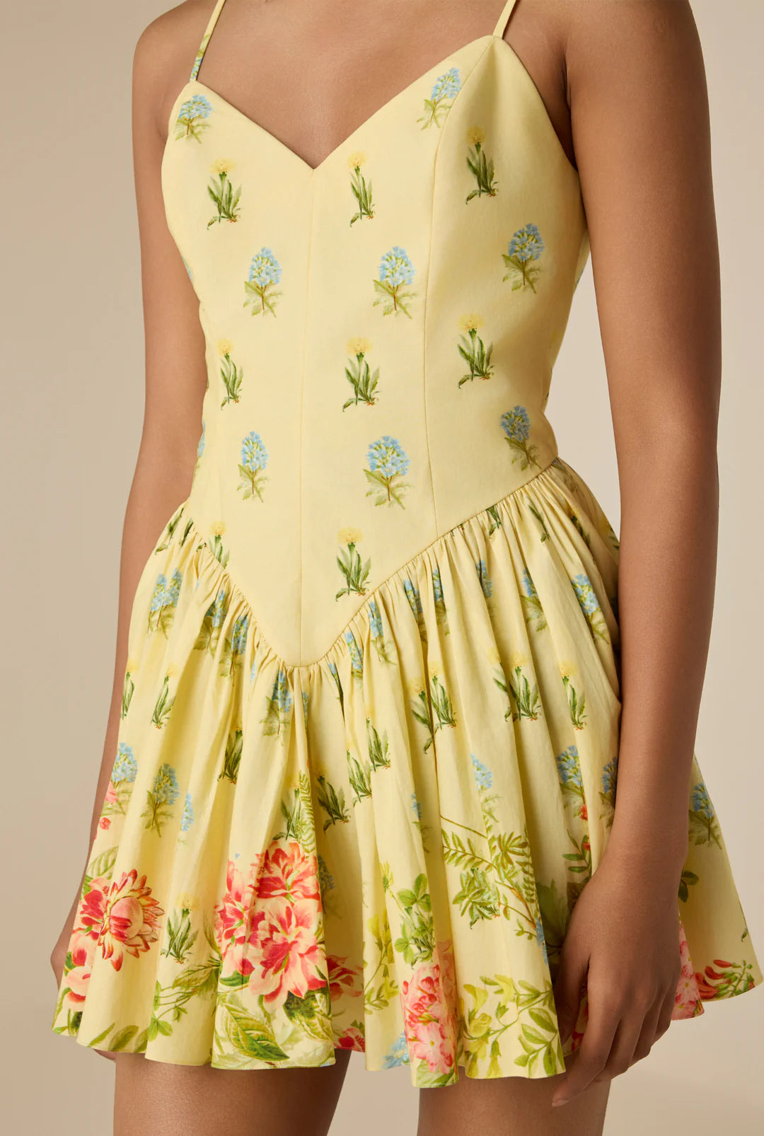 Yellow Dhun Short Dress