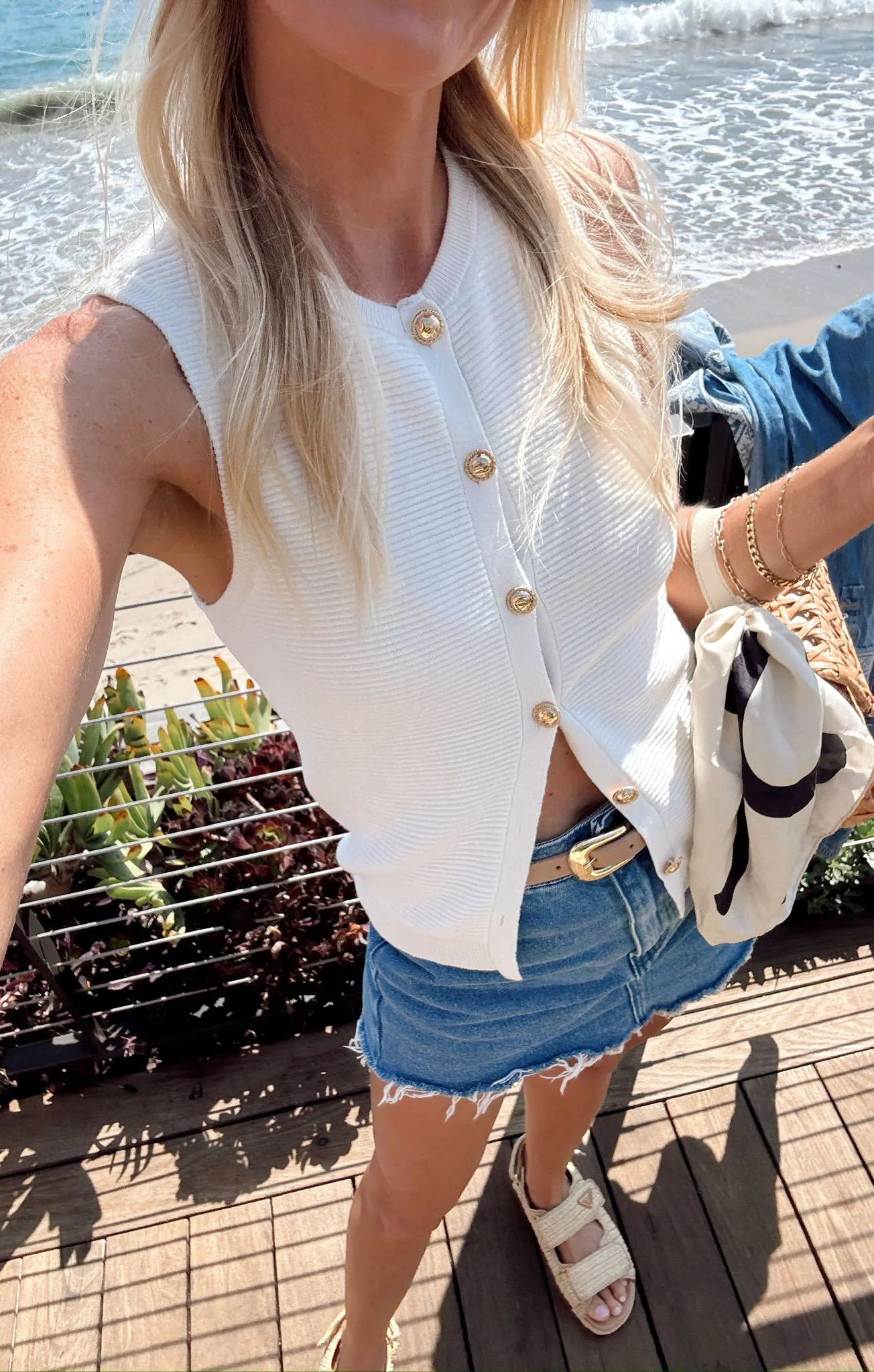 White Devin Tank