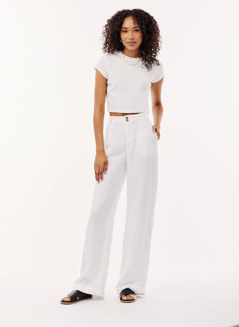 White Harper High Waist
