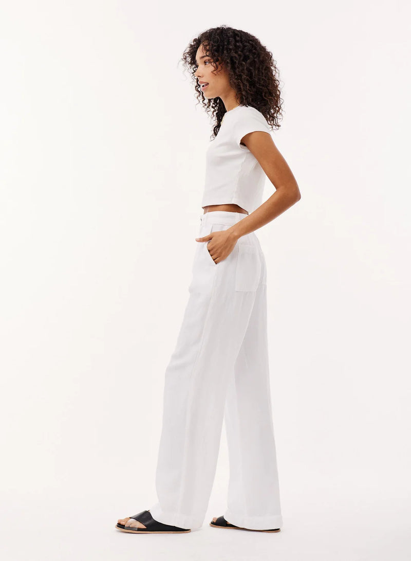 White Harper High Waist